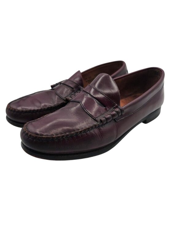 G.H. Bass Weejuns Burgundy Leather Men\'s Size 9.5 D Penny Loafer Dress Shoes main image 5